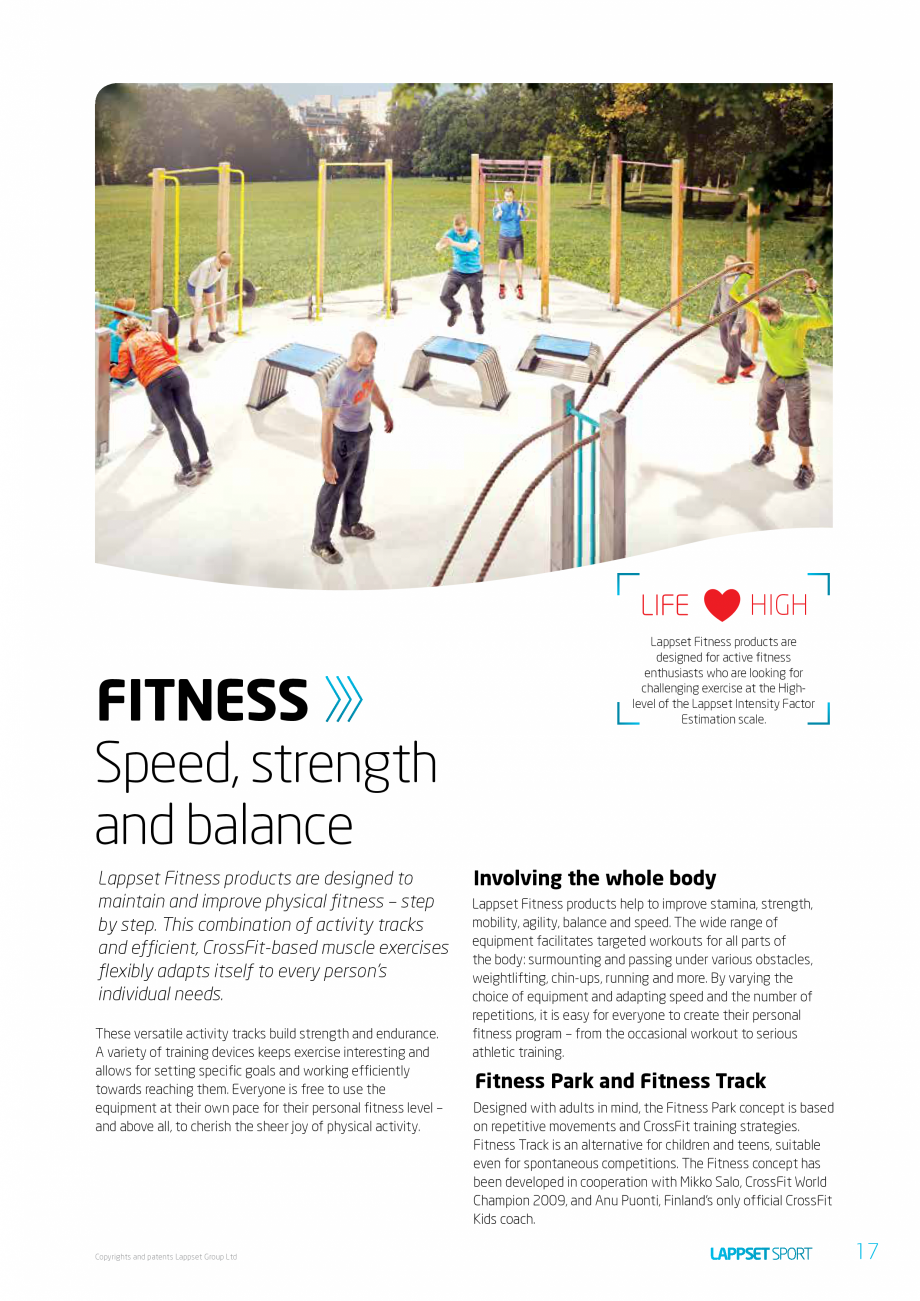 Pagina 17-Echipamente pentru spatii sport, sport extrem LAPPSET Wall Bouldering, Parkour, Fitness, Gym, Senior...