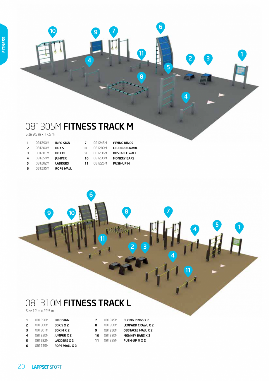 Pagina 20-Echipamente pentru spatii sport, sport extrem LAPPSET Wall Bouldering, Parkour, Fitness, Gym, Senior...