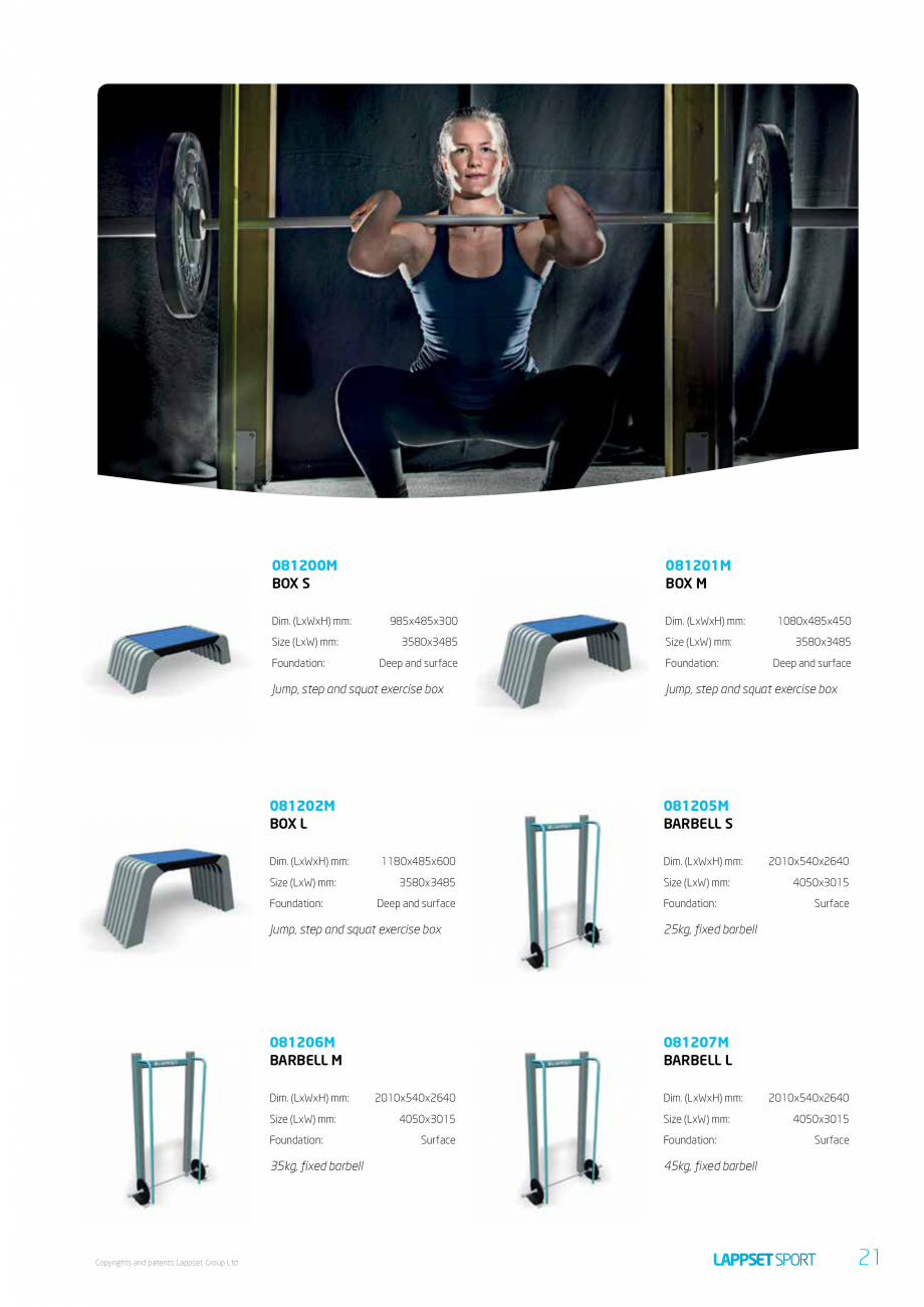 Pagina 21-Echipamente pentru spatii sport, sport extrem LAPPSET Wall Bouldering, Parkour, Fitness, Gym, Senior...