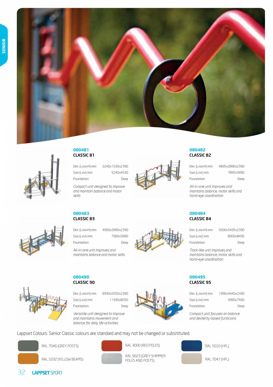 Pagina 32-Echipamente pentru spatii sport, sport extrem LAPPSET Wall Bouldering, Parkour, Fitness, Gym, Senior...