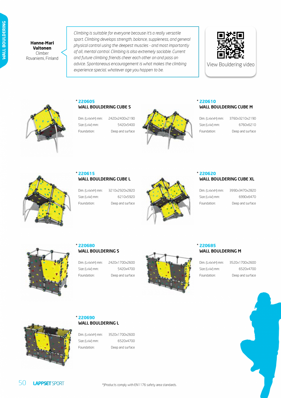 Pagina 50-Echipamente pentru spatii sport, sport extrem LAPPSET Wall Bouldering, Parkour, Fitness, Gym, Senior...