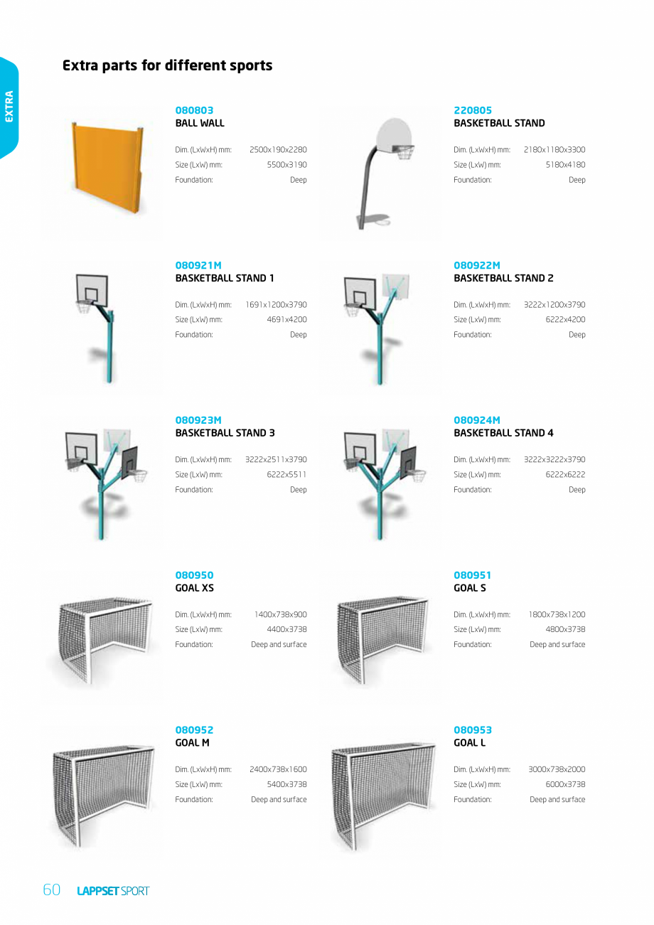 Pagina 60-Echipamente pentru spatii sport, sport extrem LAPPSET Wall Bouldering, Parkour, Fitness, Gym, Senior...