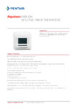 Termostat pentru incalzirea prin pardoseala RAYCHEM - NRG-DM