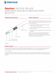Cabluri de incalzire pentru prevenirea formarii turturilor de gheata in jgheaburi si burlane