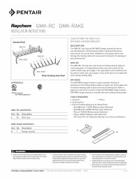 Cleme pentru fixarea cablurior de incalzire GMK-RC/ GMK-RAKE