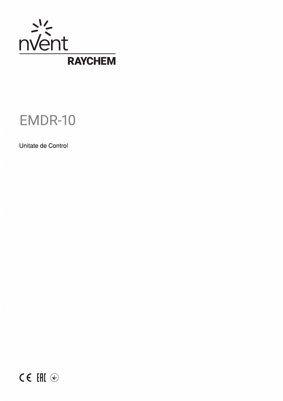 Pagina 1-Unitate de comanda pentru controlul incalzirii jgheaburilor RAYCHEM EMDR-10  Fisa tehnica Romana...