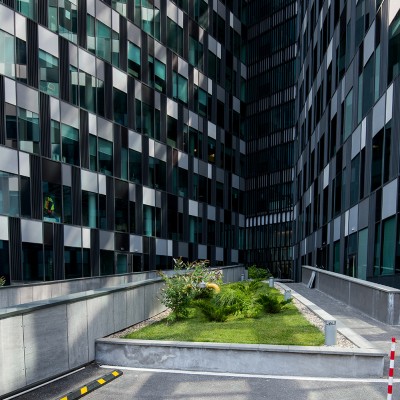 SIMACEK Facility Services RO Amenajare gradina Orhidea Tower - București - Sisteme de acoperisuri verzi ecologice