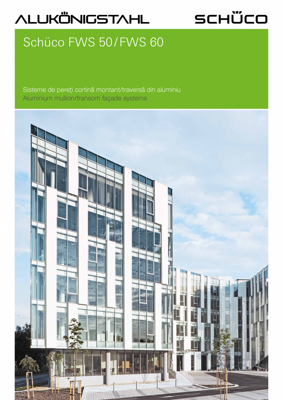 Pagina 1-Sisteme de pereti cortina montant/traversa din aluminiu SCHÜCO FWS 50 Fisa tehnica Romana,...
