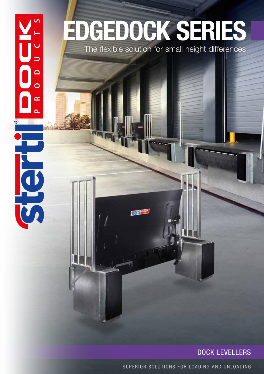 Pagina 1-Rampa hidraulica (HA) sau manuala (LA) cu dimensiuni reduse STERTIL Seria HA / LA, EDGEDOCK Catalog,...