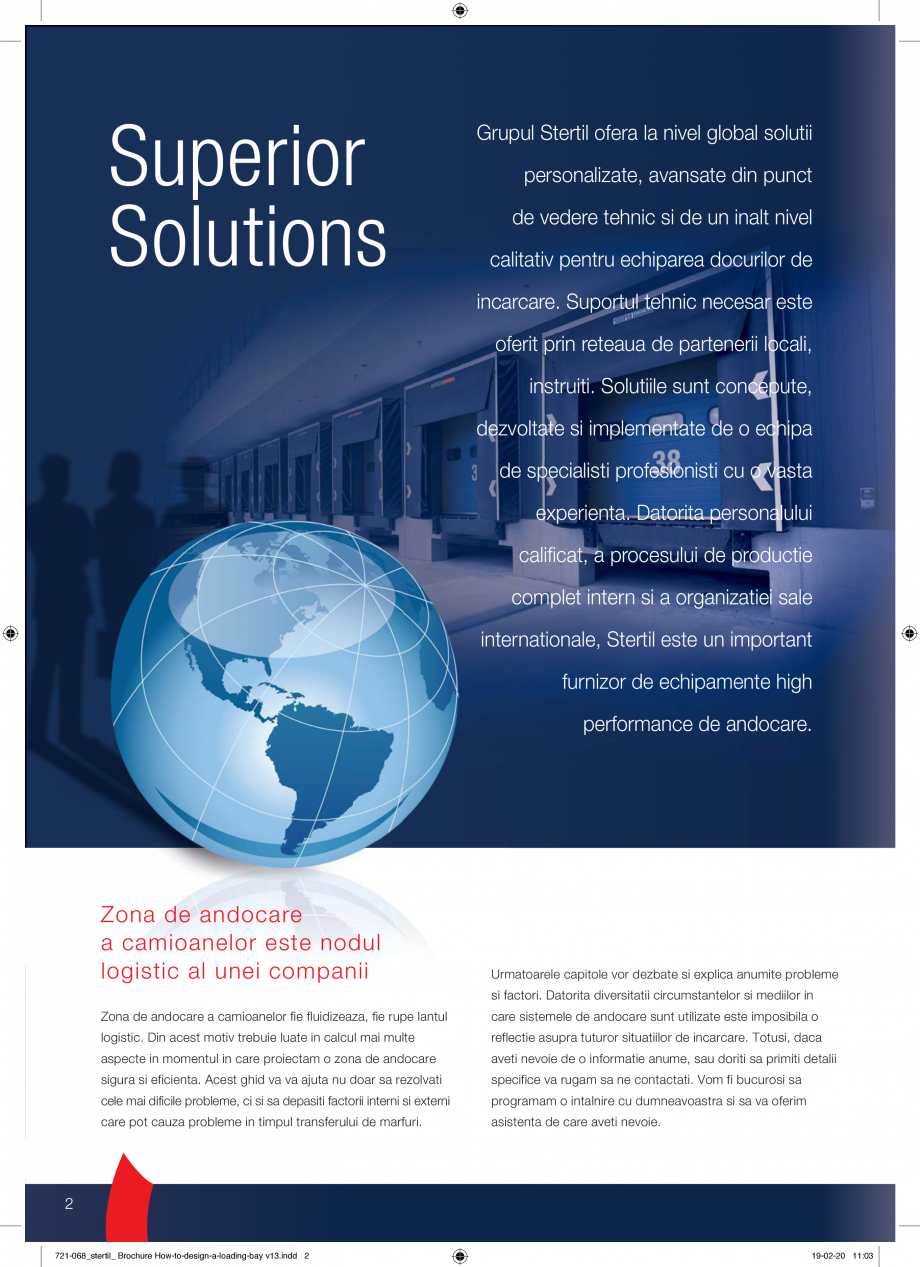 Pagina 2-Ghid de proiectare - echipamente de ancorare STERTIL Catalog, brosura Romana  lantul

care sistemele...