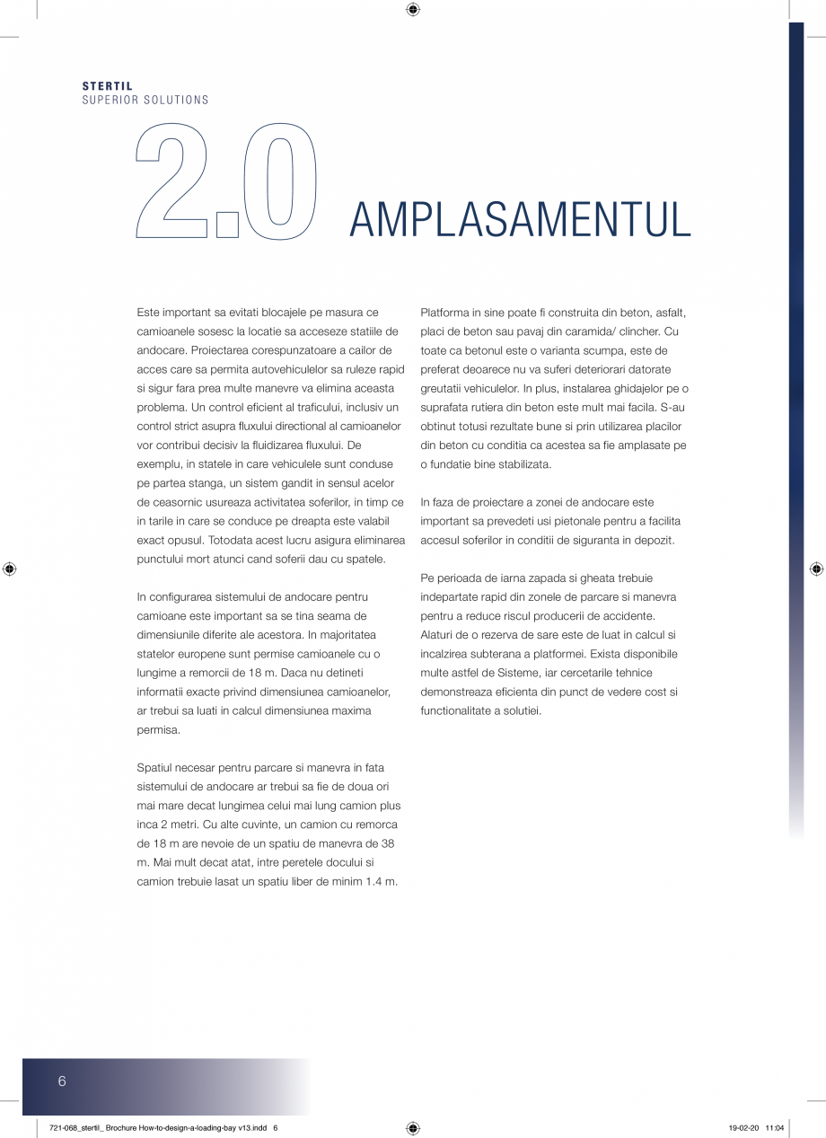 Pagina 6-Ghid de proiectare - echipamente de ancorare STERTIL Catalog, brosura Romana mai facila. S-au
...