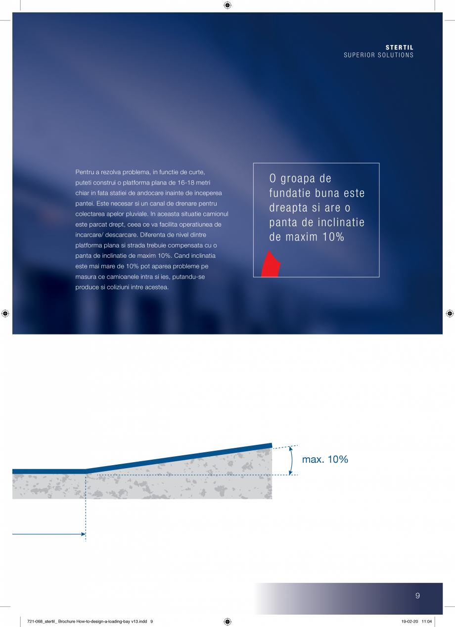 Pagina 9-Ghid de proiectare - echipamente de ancorare STERTIL Catalog, brosura Romana and un camion nu

•...