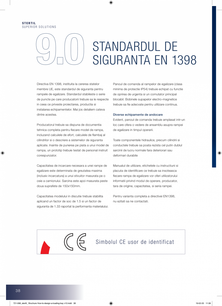 Pagina 38-Ghid de proiectare - echipamente de ancorare STERTIL Catalog, brosura Romana bay v13.indd 37
...