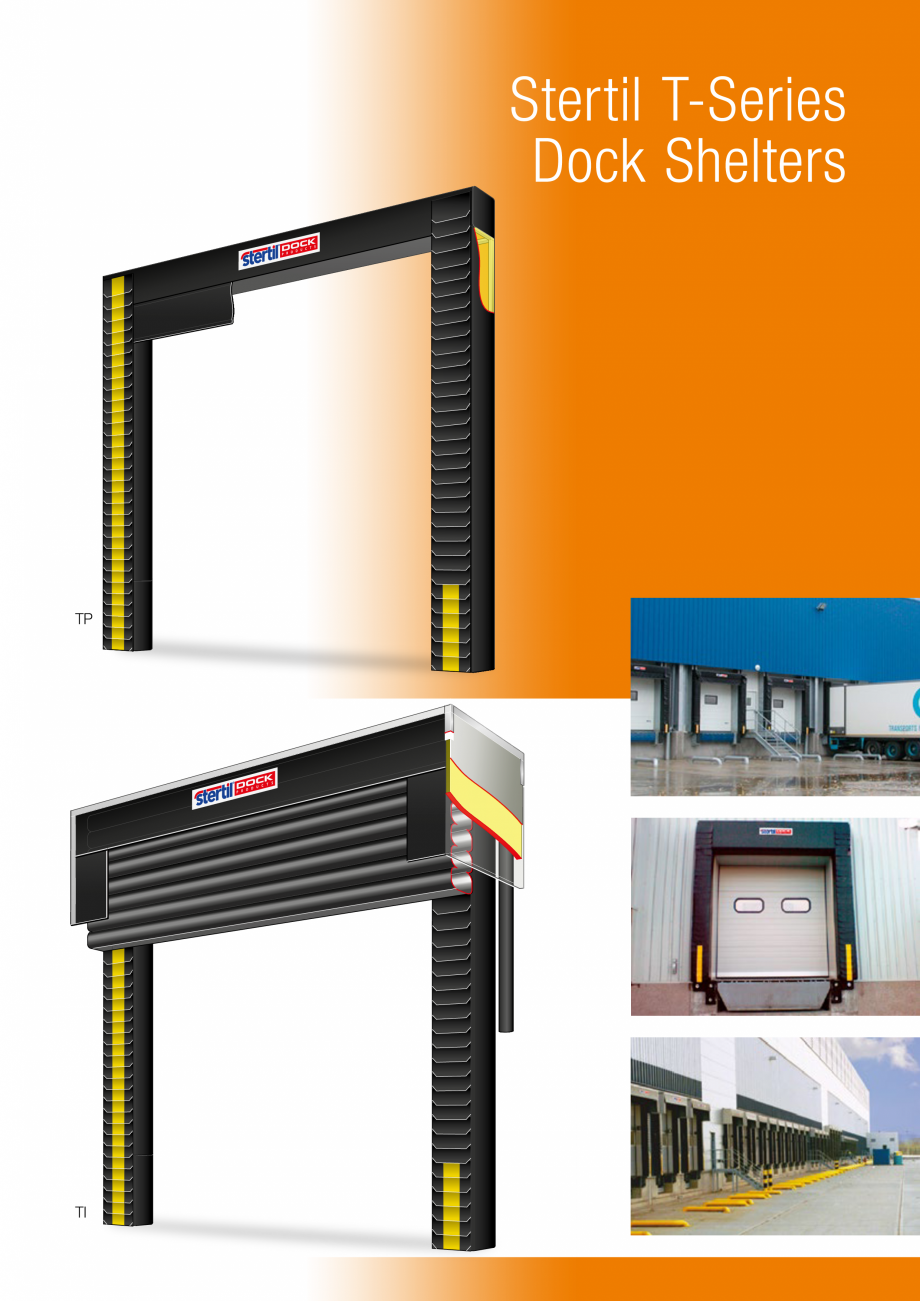 Pagina 5 - Burdufuri cu perne-seria T STERTIL Catalog, brosura Engleza he loading bay opening
...