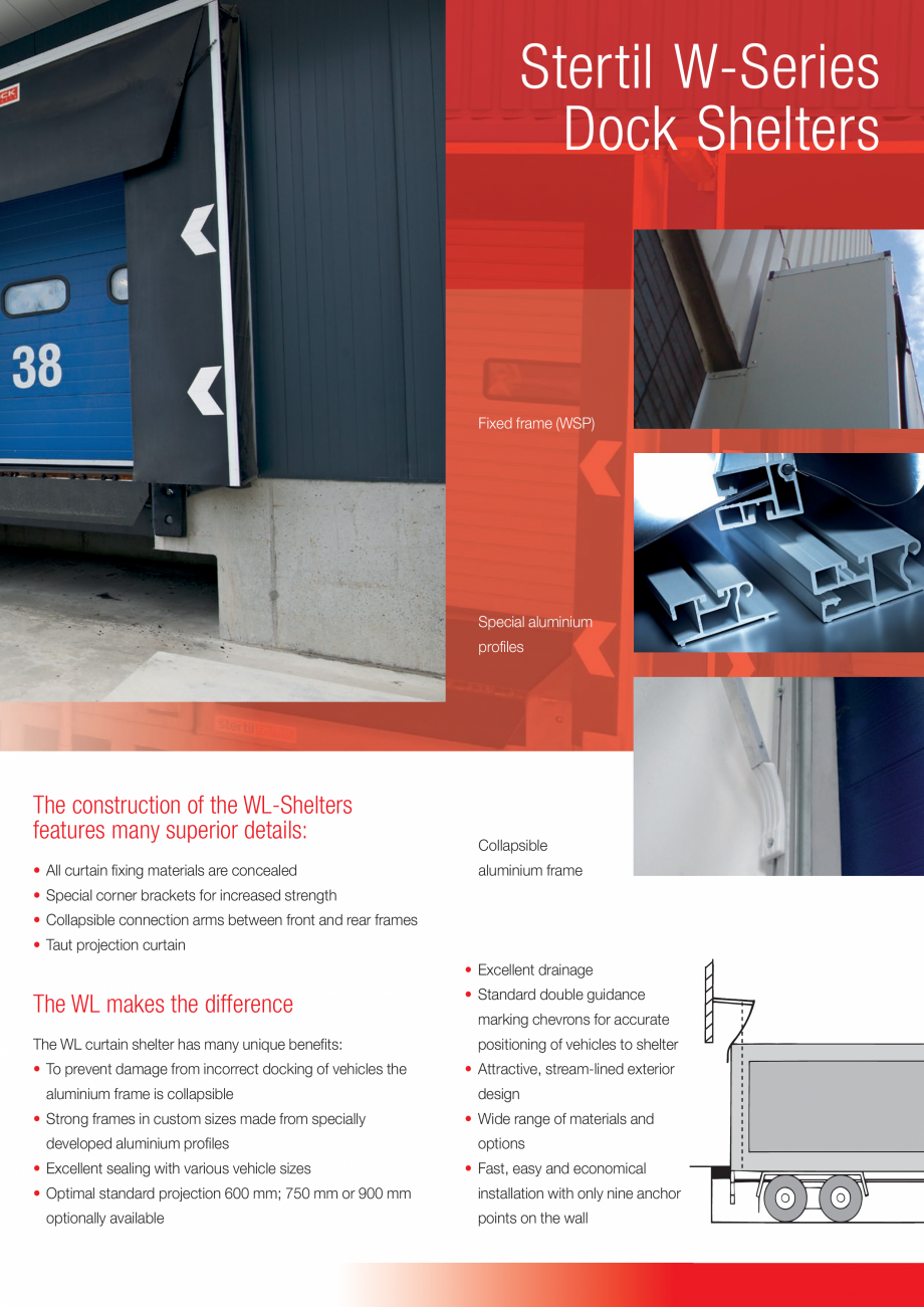 Pagina 4-Burdufuri de etansare seria W- cu cortina STERTIL Catalog, brosura Engleza k number markings on...