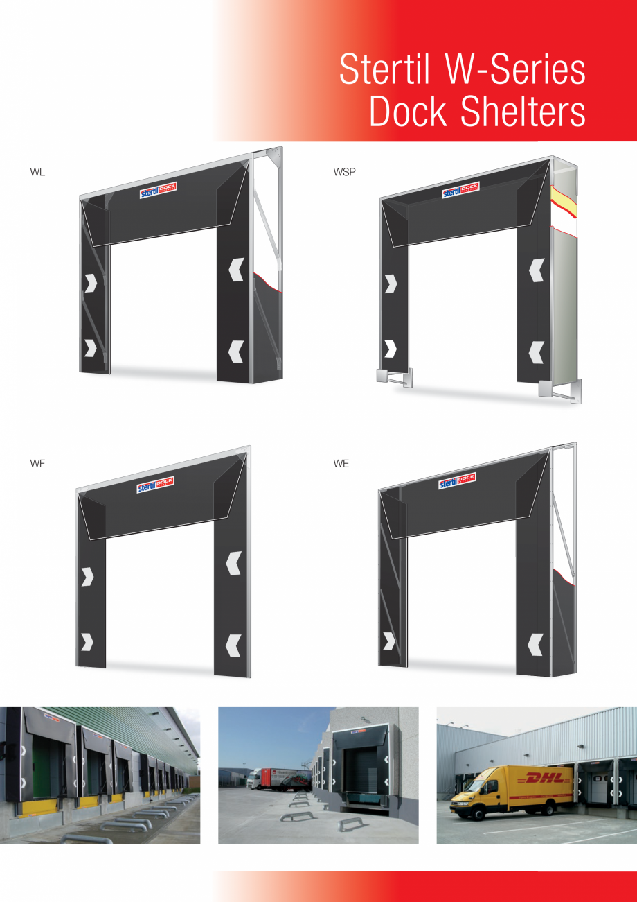 Pagina 5-Burdufuri de etansare seria W- cu cortina STERTIL Catalog, brosura Engleza s:
• To prevent damage ...