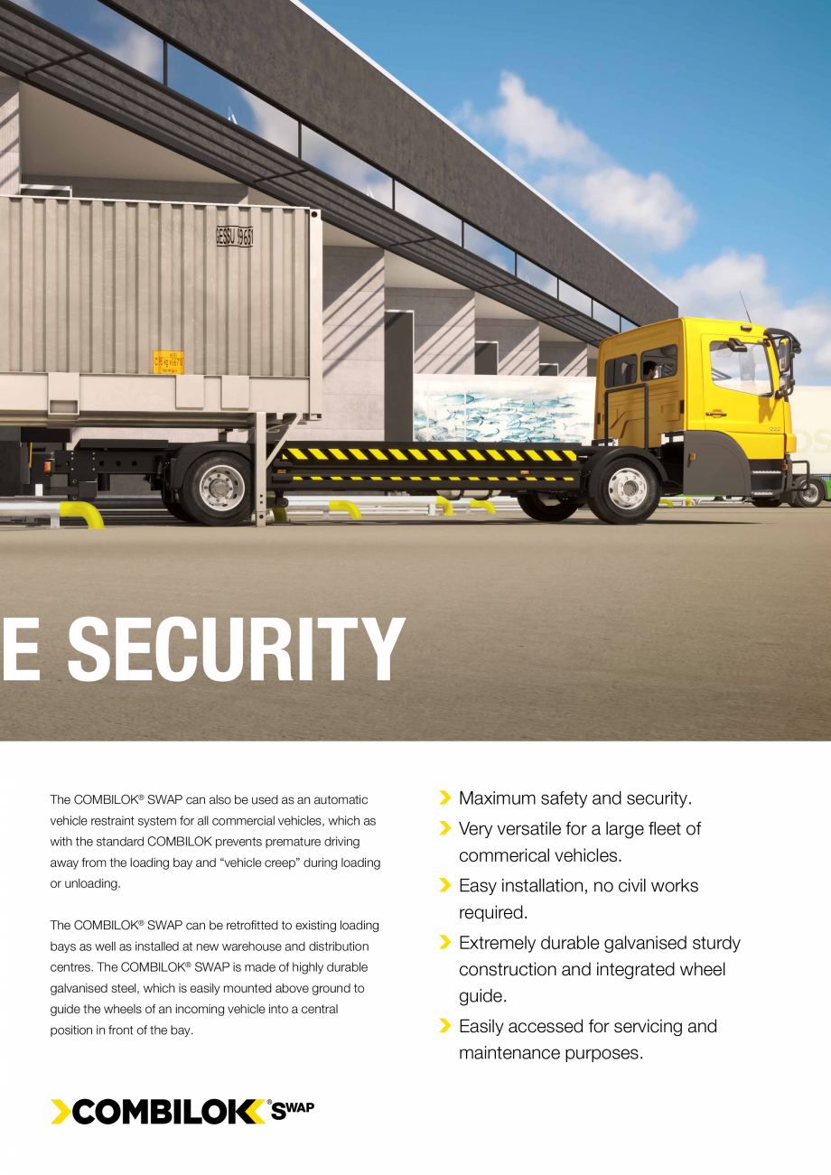 Pagina 3-Sistem de blocare a camionului in dock  STERTIL COMBILOK SWAP Catalog, brosura Engleza Easily...