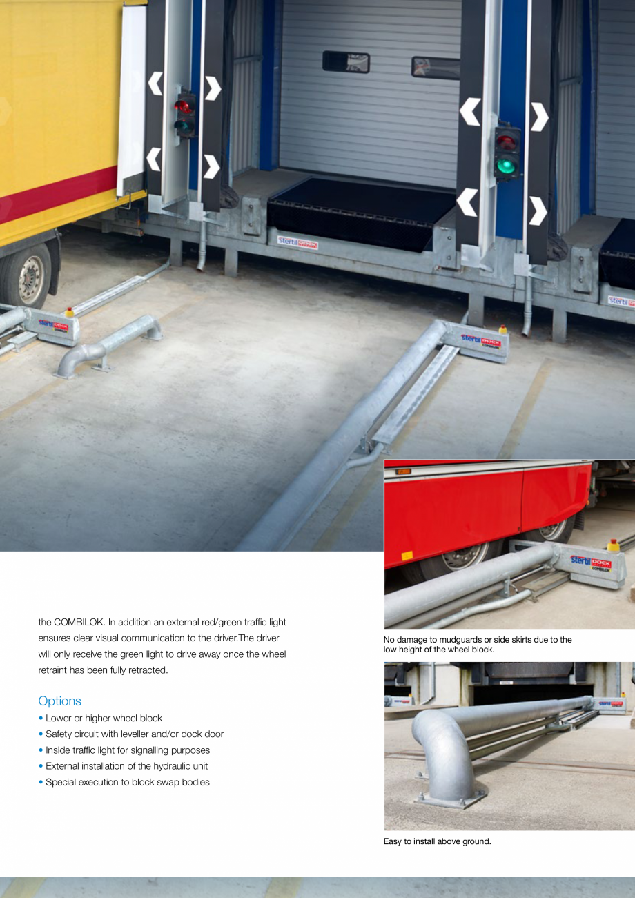 Pagina 4-Sistem de blocare a camionului in dock  STERTIL COMBILOK G1 Catalog, brosura Engleza res that before...