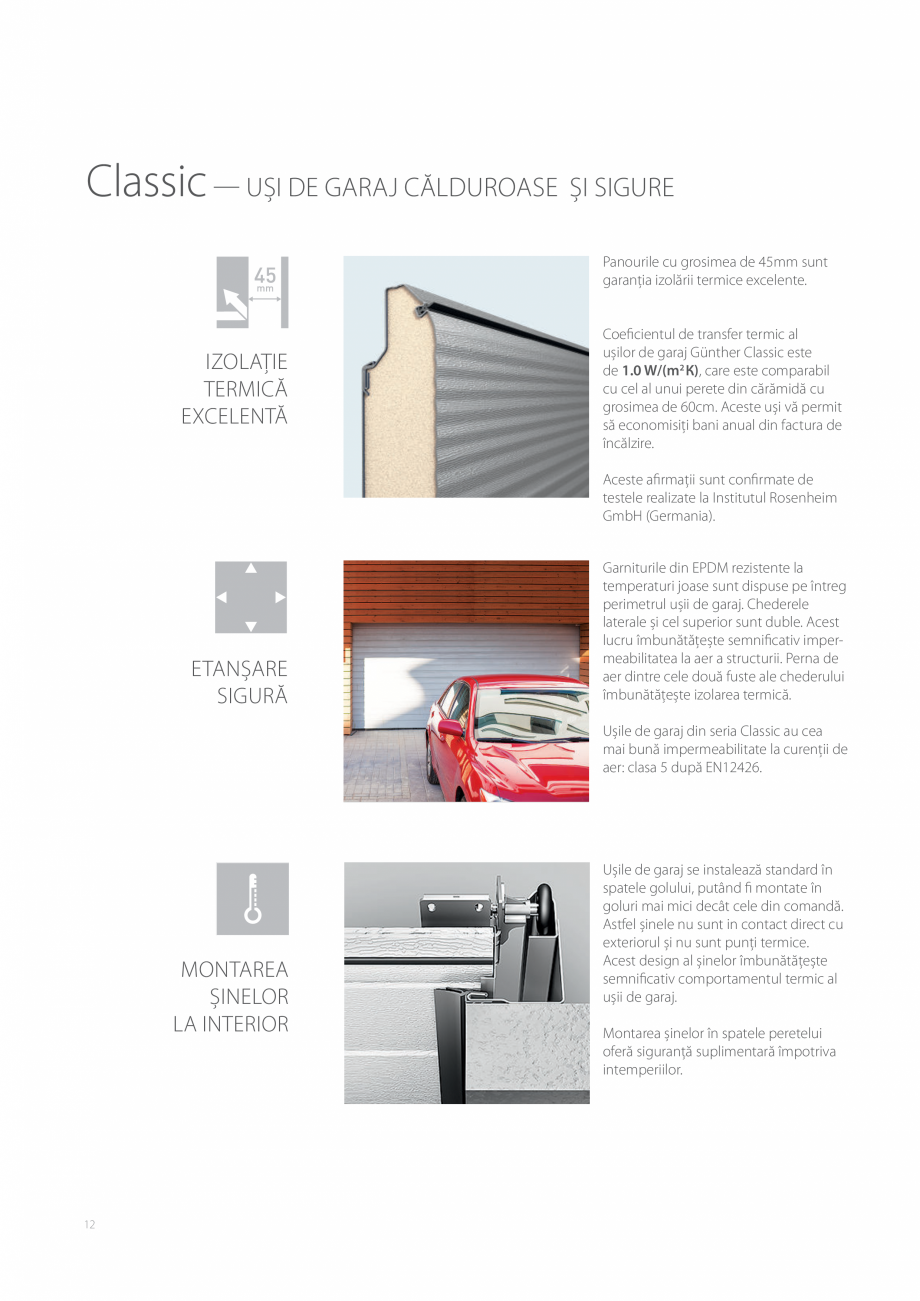 Pagina 12 - Usi sectionale pentru garaj GUNTHER-TORE C370 Speed, Marantec Comfort 370 Catalog,...
