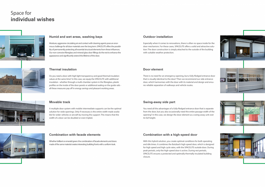 Pagina 7-Usa sectionala compacta BUTZBACH SPACELITE HT40, SPACELITE HT40 RC3, SPACELITE HT40 VISION,...