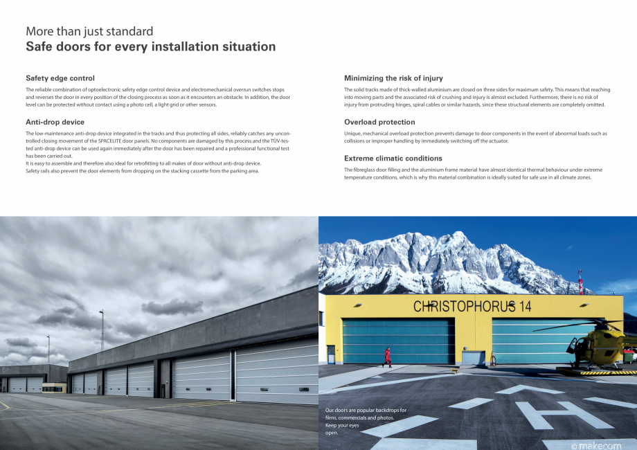 Pagina 8-Usa sectionala compacta BUTZBACH SPACELITE HT40 RC3 Fisa tehnica Engleza lings do the rest to...