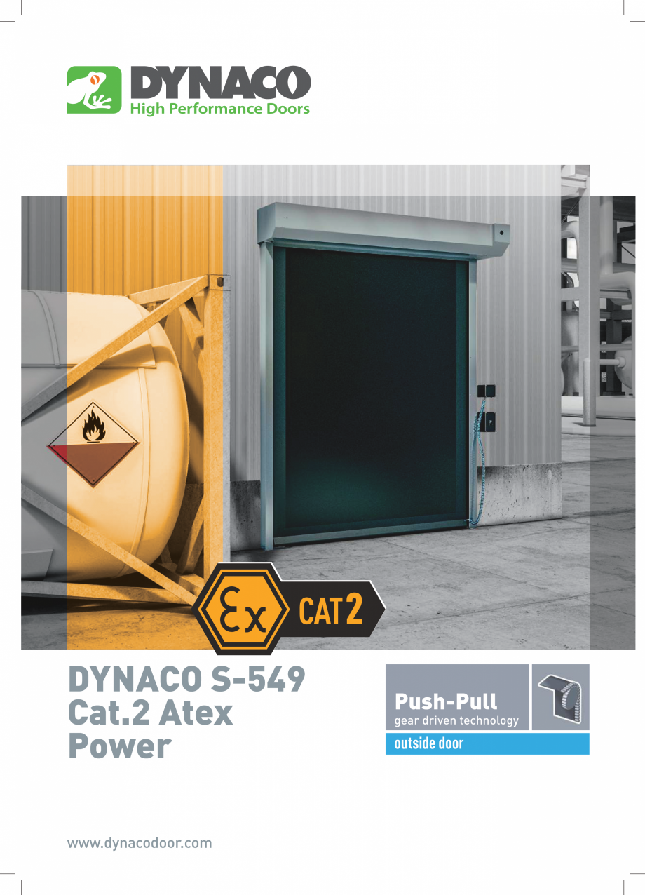 Pagina 1-Usa rapida S-549 - Cat2 DYNACO S-5 ATEX Catalog, brosura Engleza 2
DYNACO S-549
Cat.2 Atex
Power
www...