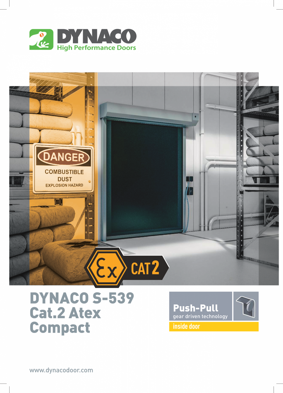 Pagina 1 - Usa rapida S-539 - Cat2 DYNACO S-5 ATEX Catalog, brosura Engleza 2
DYNACO S-539
Cat.2...