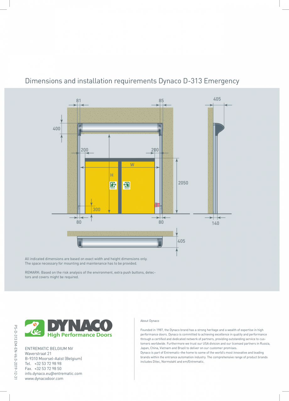 Pagina 4-Usa rapida DYNACO D-313 EMERGENCY Catalog, brosura Engleza 

Orange RAL2004

Grey

Red

RAL3000
...