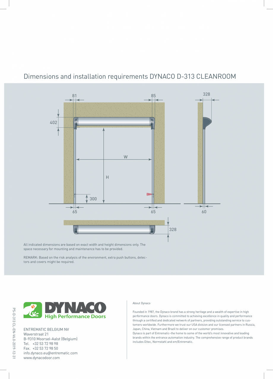 Pagina 4-Usa rapida DYNACO D-313 CLEANROOM Catalog, brosura Engleza r.

Power supply
Frequency

Single phase ...