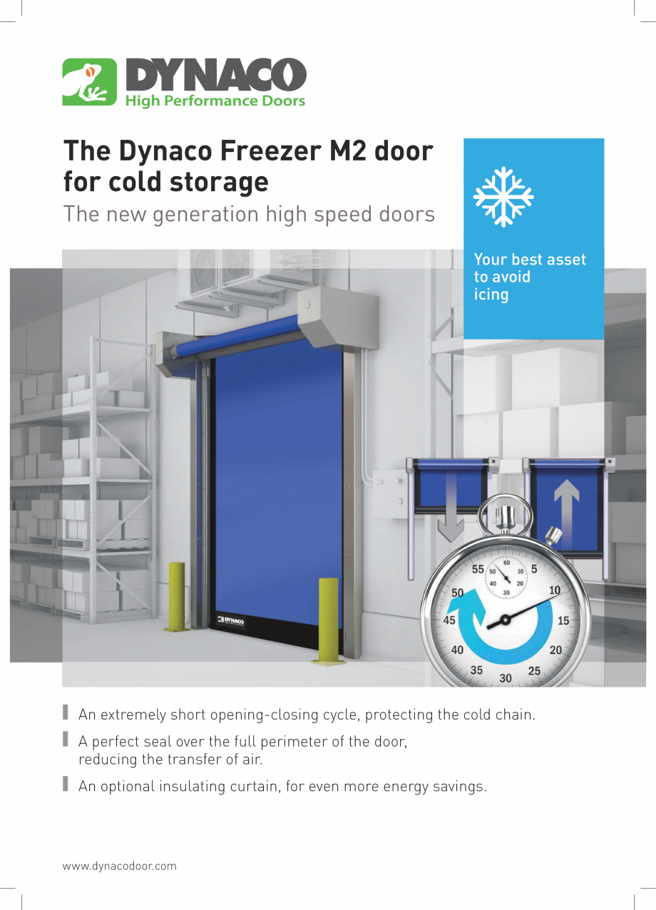 Pagina 1-Usi rapide de interior, pentru medii cu temperaturi scazute DYNACO M2 FREEZER Catalog, brosura...