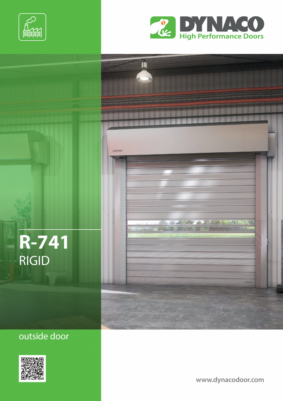 Pagina 1-Usi rapide de exterior DYNACO R-741 RIGID Catalog, brosura Engleza R-741
RIGID

outside door

www...