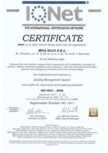 Certificat SRAC INTERNATIONAL 