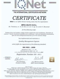 Certificat SRAC INTERNATIONAL