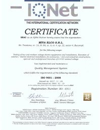 Certificat SRAC INTERNATIONAL