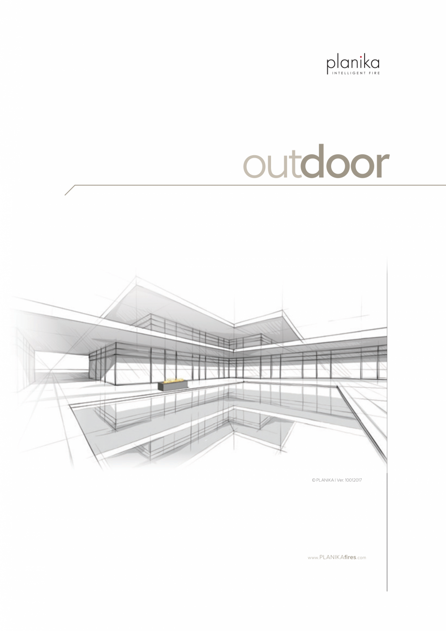 Pagina 1-Semineu pe bioetanol pentru exterior (si interior) PLANIKA JAR Commerce Fisa tehnica Engleza outdoor...