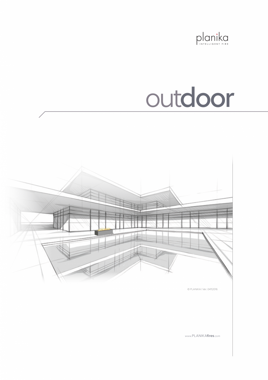 Pagina 1-Semineu de exterior pe gaz linear PLANIKA Galio Insert Fisa tehnica Engleza outdoor

© PLANIKA |...