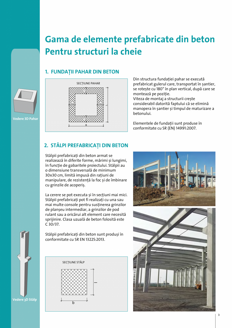 Pagina 3 - Elemente prefabricate din beton pentru structuri la cheie - Somaco SOMACO Catalog,...