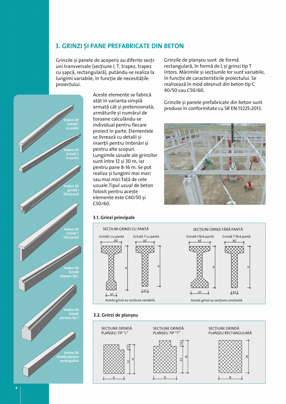 Pagina 4 - Elemente prefabricate din beton pentru structuri la cheie - Somaco SOMACO Catalog,...