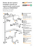Sistem de țevi pentru instalații centrale de aspirat praf umed-uscat „Sistemul-DRAINVAC“ 