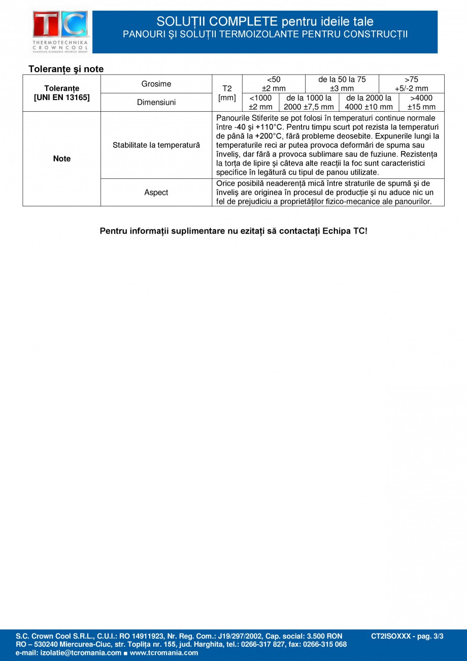 Pagina 3 - Sistem termoizolant cu panouri din spuma rigida PIR Stiferite ISOVENTILATO Fisa tehnica...