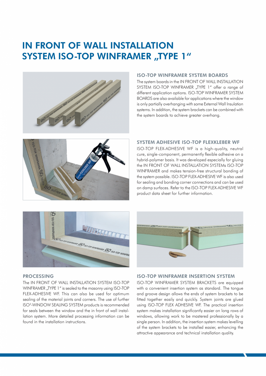 Pagina 3-Precadru ISO Chemie ISO-TOP WINFRAMER Type 1 Fisa tehnica Engleza  elements are attached directly...