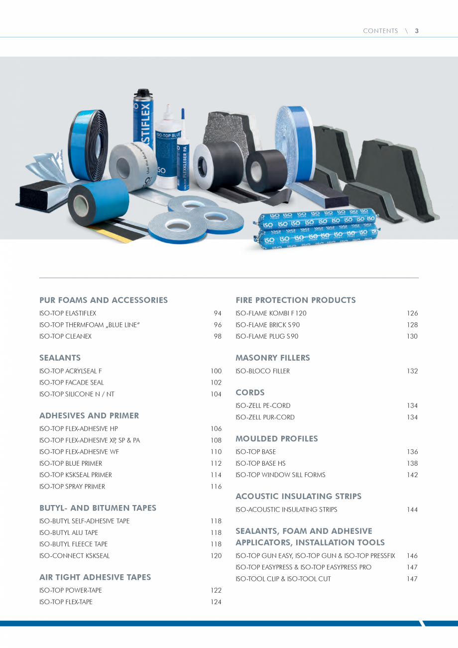 Pagina 3 - Catalog produse ISO CHEMIE ISO Chemie Catalog, brosura Engleza MER „TYPE 2“		40
...