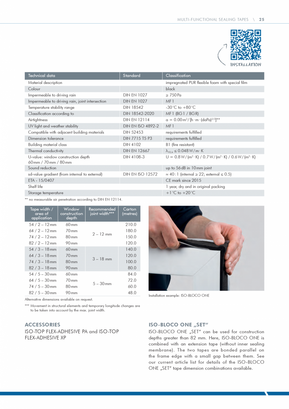 Pagina 25 - Catalog produse ISO CHEMIE ISO Chemie Catalog, brosura Engleza ow and
door connections. ...