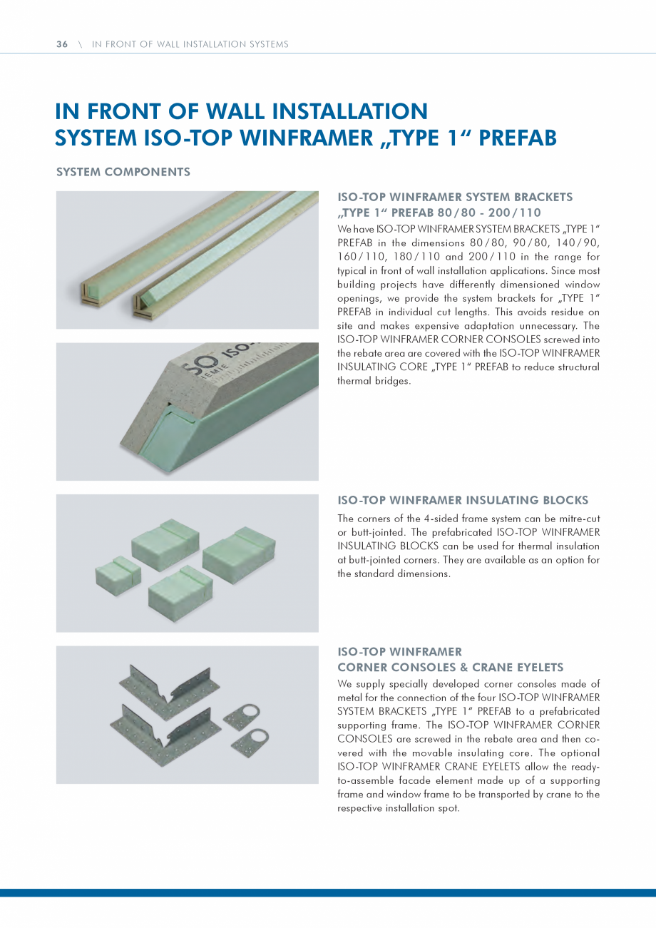 Pagina 36 - Catalog produse ISO CHEMIE ISO Chemie Catalog, brosura Engleza ONAL SEALING TAPES
...
