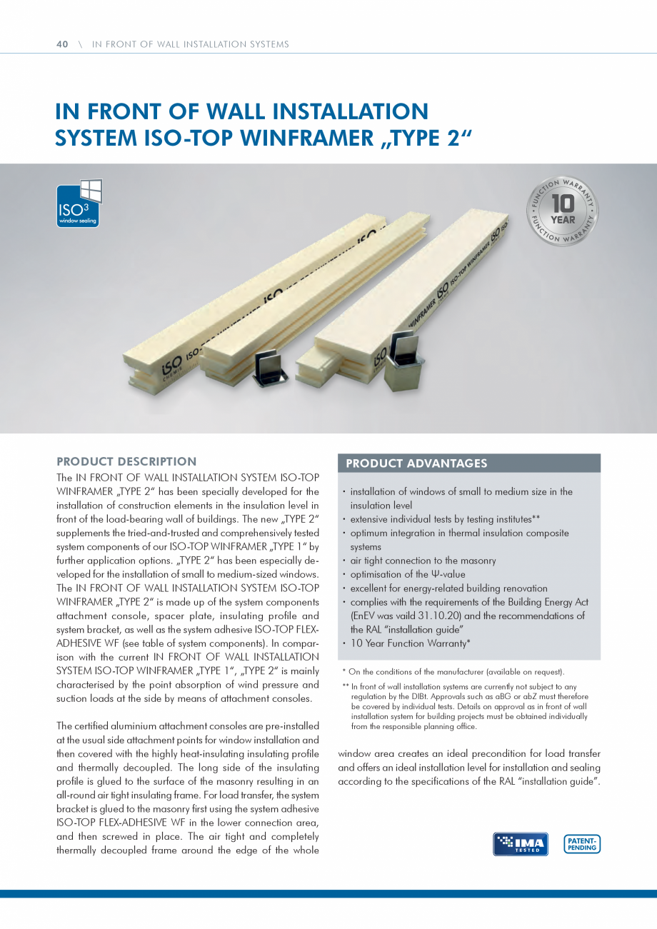 Pagina 40 - Catalog produse ISO CHEMIE ISO Chemie Catalog, brosura Engleza d
protection
3-level...