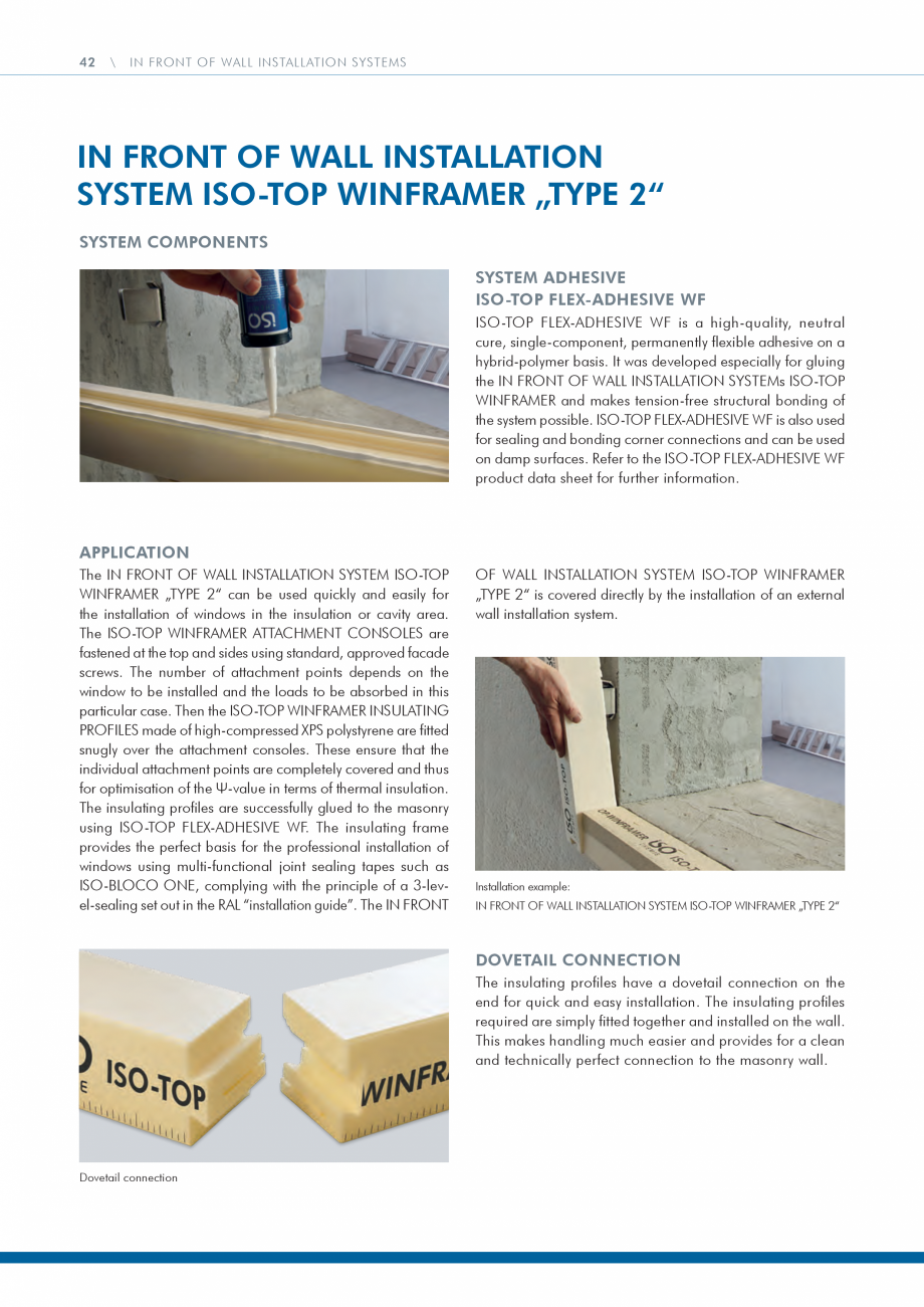 Pagina 42-Catalog produse ISO CHEMIE ISO Chemie Catalog, brosura Engleza ctured
· high adaptability in joints...