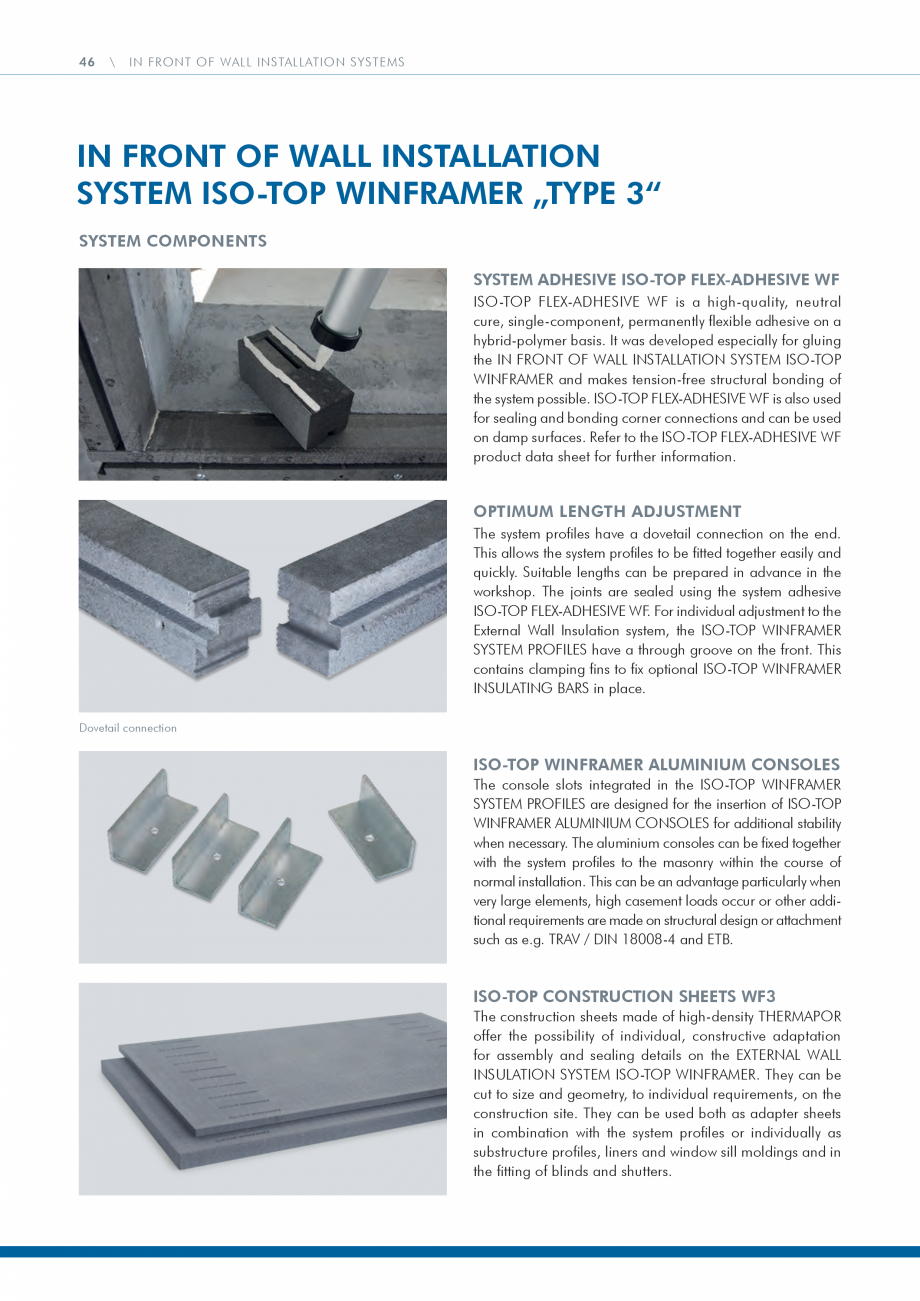 Pagina 46-Catalog produse ISO CHEMIE ISO Chemie Catalog, brosura Engleza well as a water vapour barrier.

* On...