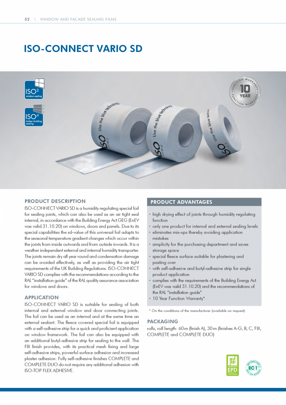 Pagina 52 - Catalog produse ISO CHEMIE ISO Chemie Catalog, brosura Engleza rial class
Thermal...