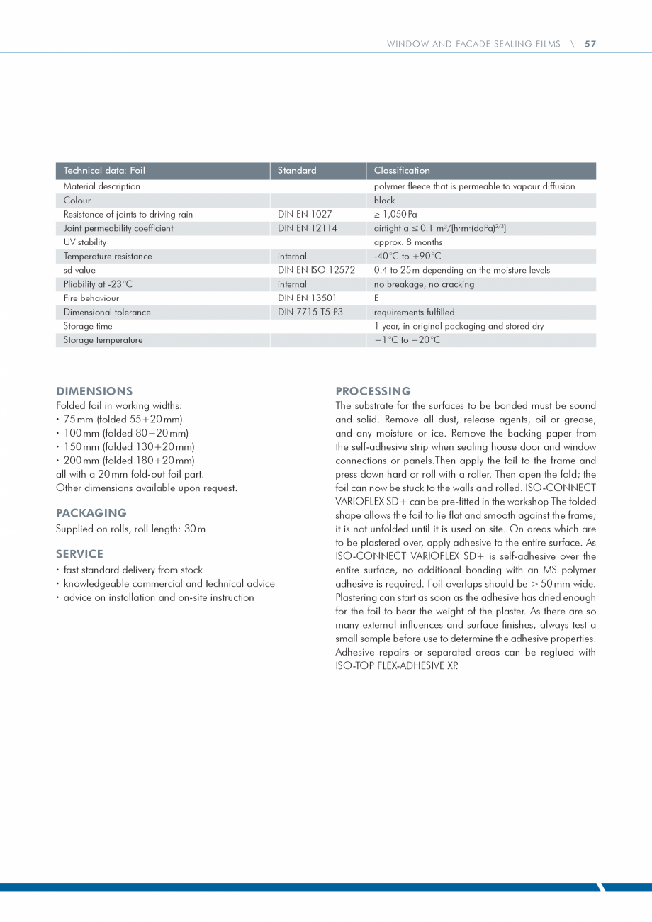 Pagina 57 - Catalog produse ISO CHEMIE ISO Chemie Catalog, brosura Engleza o driving rain

DIN EN...