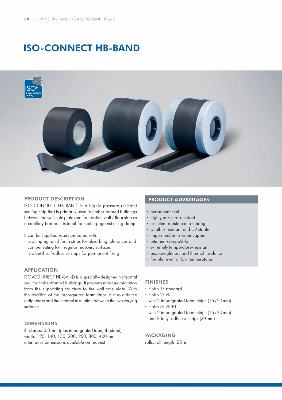 Pagina 68 - Catalog produse ISO CHEMIE ISO Chemie Catalog, brosura Engleza INSTALLATION SYSTEMs...